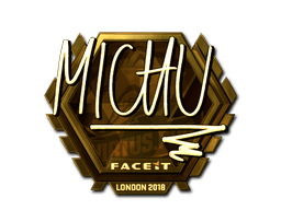 Sticker | MICHU (Gold) | London 2018