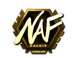 Sticker | NAF (Gold) | London 2018