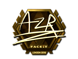 Sticker | AZR (Gold) | London 2018