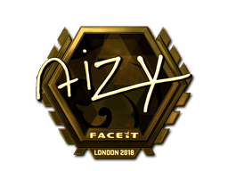 Sticker | aizy (Gold) | London 2018