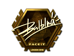 Sticker | balblna (Gold) | London 2018