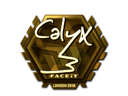 Sticker | Calyx (Gold) | London 2018