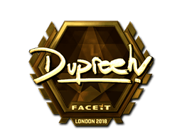 Sticker | dupreeh (Gold) | London 2018