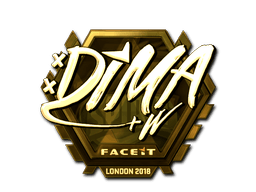 Sticker | Dima (Gold) | London 2018