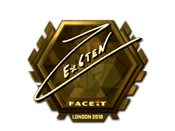 Sticker | Ex6TenZ (Gold) | London 2018