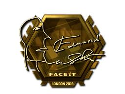 Sticker | Edward (Gold) | London 2018