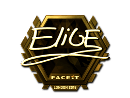 Sticker | EliGE (Gold) | London 2018