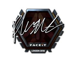 Sticker | flusha (Foil) | London 2018