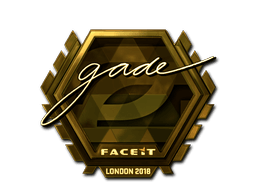 Sticker | gade (Gold) | London 2018