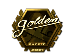 Sticker | Golden (Gold) | London 2018
