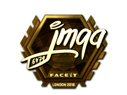 Sticker | jmqa (Gold) | London 2018