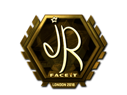 Sticker | jR (Gold) | London 2018