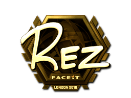 Sticker | REZ (Gold) | London 2018