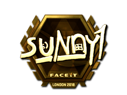 Sticker | suNny (Gold) | London 2018