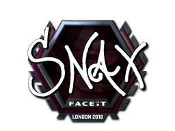 Sticker | Snax (Foil) | London 2018