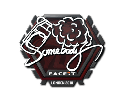 Sticker | somebody | London 2018