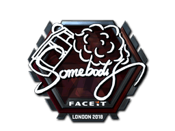 Sticker | somebody (Foil) | London 2018