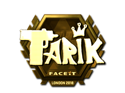 Sticker | tarik (Gold) | London 2018
