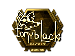 Sticker | tonyblack (Gold) | London 2018