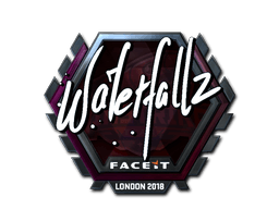 Sticker | waterfaLLZ (Foil) | London 2018