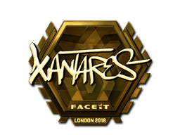 Sticker | XANTARES (Gold) | London 2018