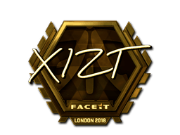 Sticker | Xizt (Gold) | London 2018