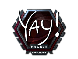 Sticker | yay (Foil) | London 2018