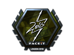 Sticker | Zeus (Foil) | London 2018
