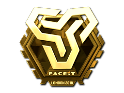 Sticker | Space Soldiers (Gold) | London 2018