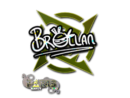 Sticker | Brollan (Glitter) | Paris 2023