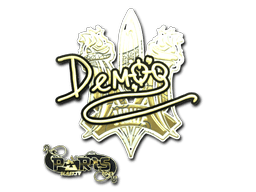 Sticker | DemQQ (Gold) | Paris 2023