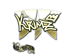 Sticker | KRIMZ (Gold) | Paris 2023