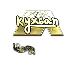 Sticker | kyxsan (Gold) | Paris 2023