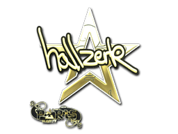 Sticker | hallzerk (Gold) | Paris 2023