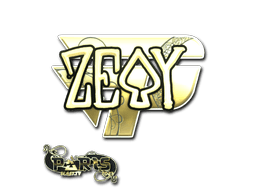 Sticker | zevy (Gold) | Paris 2023
