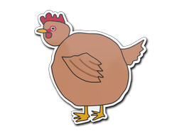 Sticker | Poorly Drawn Chicken