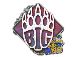 Sticker | BIG (Glitter) | Rio 2022