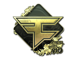 Sticker | FaZe Clan (Gold) | Rio 2022