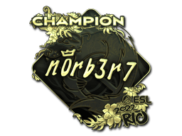 Sticker | n0rb3r7 (Gold, Champion) | Rio 2022