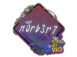 Sticker | n0rb3r7 (Glitter) | Rio 2022