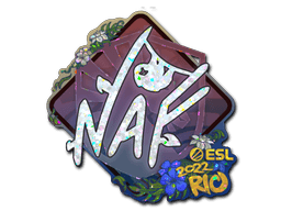 Sticker | NAF (Glitter) | Rio 2022