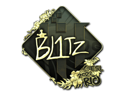 Sticker | bLitz (Gold) | Rio 2022