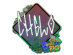 Sticker | chelo (Glitter) | Rio 2022