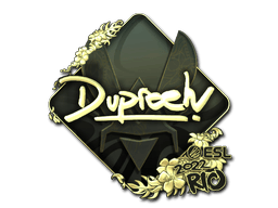 Sticker | dupreeh (Gold) | Rio 2022