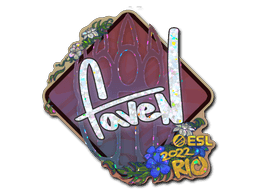 Sticker | faveN (Glitter) | Rio 2022