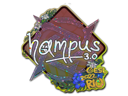 Sticker | hampus (Glitter) | Rio 2022