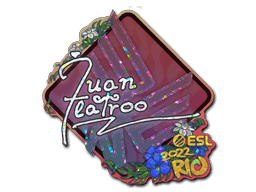 Sticker | juanflatroo (Glitter) | Rio 2022