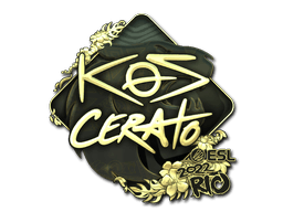 Sticker | KSCERATO (Gold) | Rio 2022