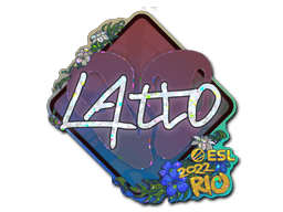 Sticker | latto (Glitter) | Rio 2022