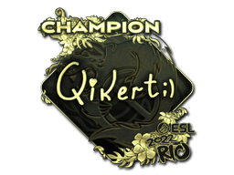 Sticker | qikert (Gold, Champion) | Rio 2022